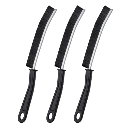 Crevice Cleaning Brush, Bathroom Tile Groove Gap Cleaning Brush,premium Crevice Cleaning Tool Aluminum Support With 15° Angle Magic Brush, Thin Brush for Home Kitchen