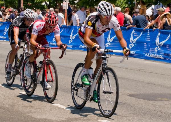 The four man break shrinks to three.