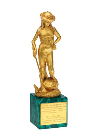 Film award statue