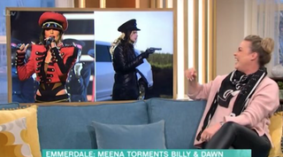 Emmerdale and Cheryl Cole comparison on This Morning