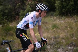 Jonas Vingegaard on stage 11 of the 2021 Tour de France