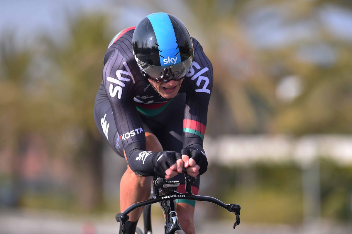 Belorussian champion Kanstantsin Siutsou (Team Sky)