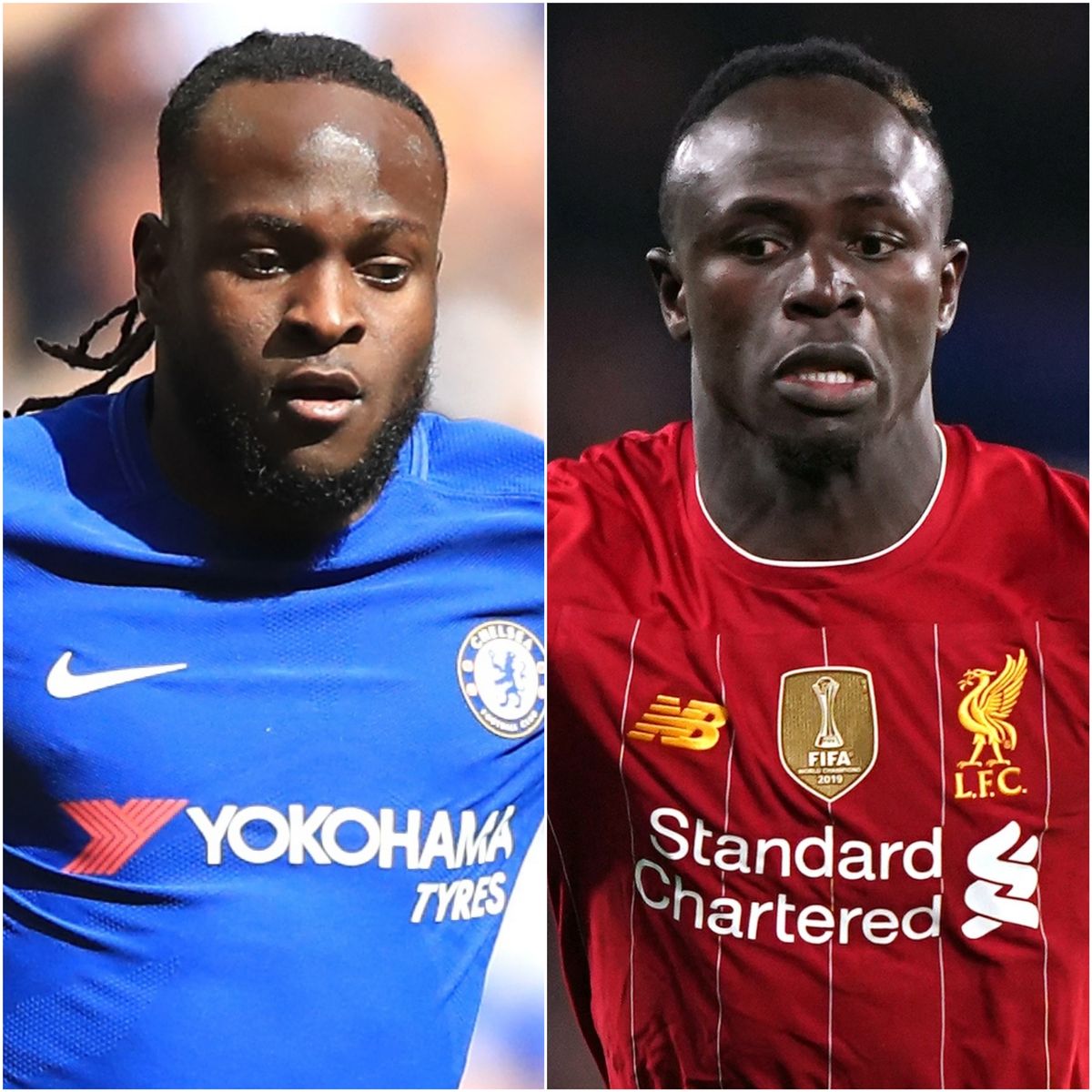 Victor Moses and Sadio Mane