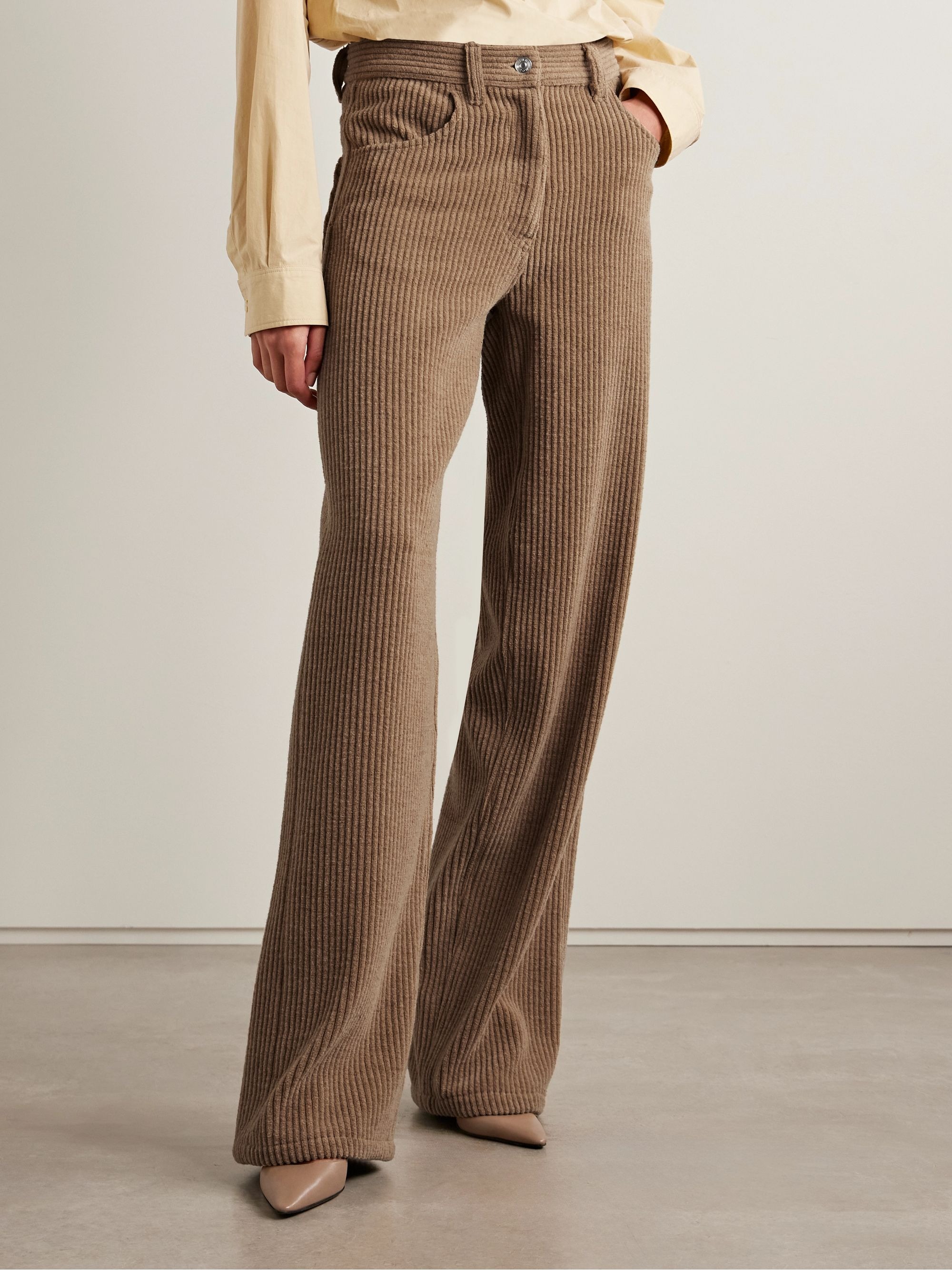 The Row, Clair Corduroy Wide-Leg Pants