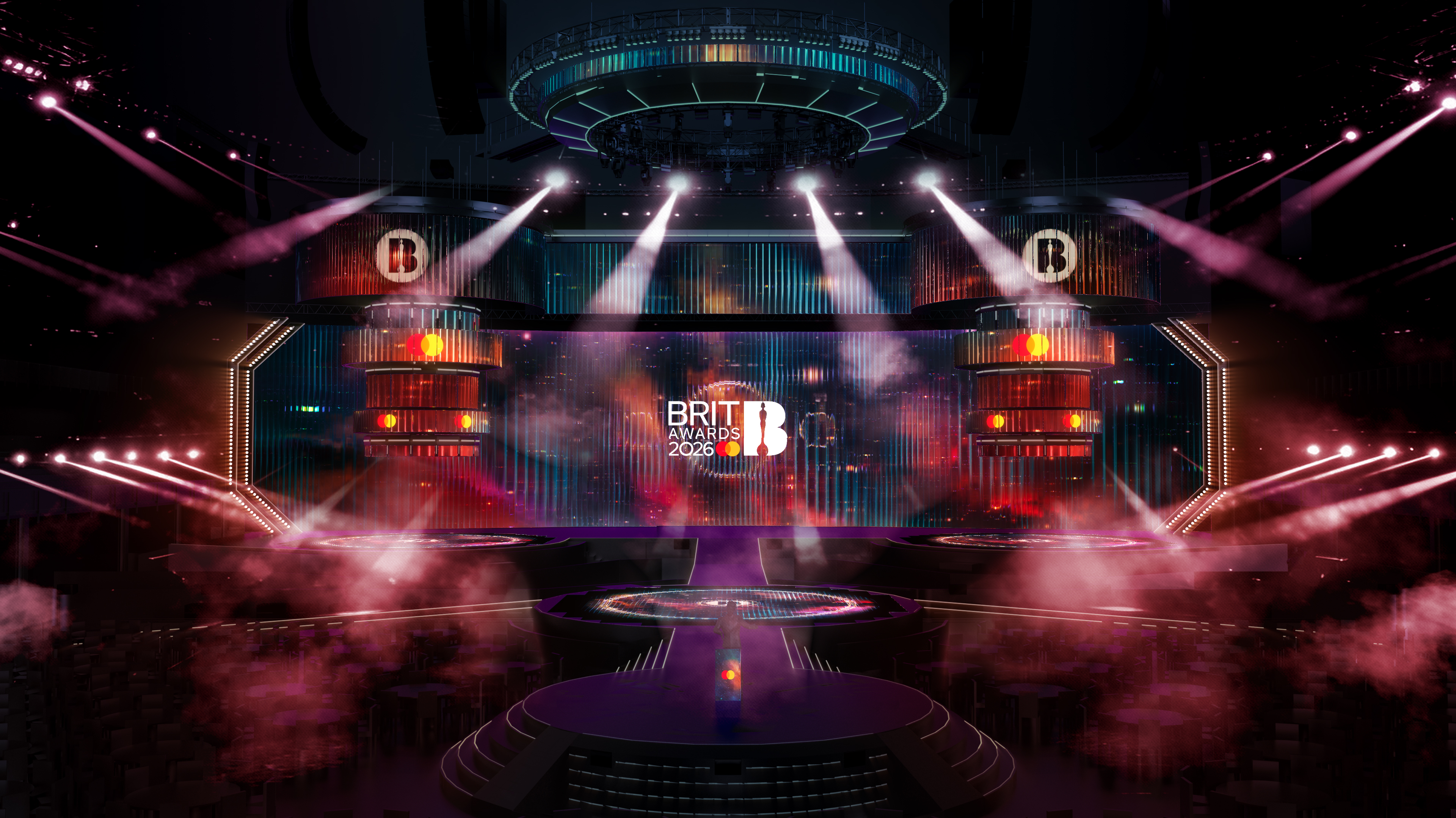 Brit Awards 2026 stage set