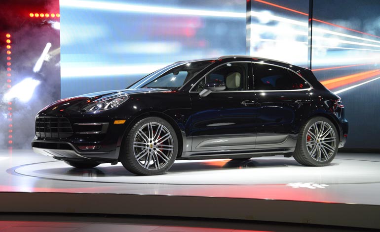 Black colour Porsche Macan