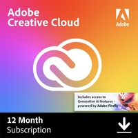 Adobe Creative Cloud 1-Year Subscription, Download Standard