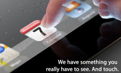 Apple's invitation to what is expected to be the iPad 3 debut has techies salivating over the potential look and feel of the new tablet.