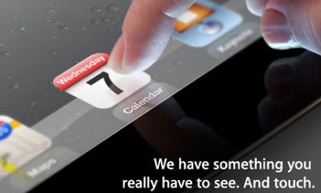 Apple&amp;#039;s invitation to what is expected to be the iPad 3 debut has techies salivating over the potential look and feel of the new tablet.