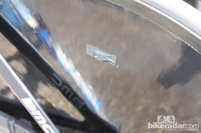 While some pro gear is quite expensive, sometimes the simplest solutions are the best, like this duct tape holding on a magnet
