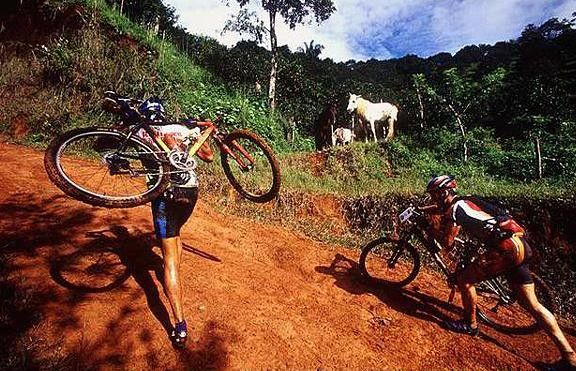 There are some segments that cannot be traveled even in 4X4 vehicles or motorcycles.
