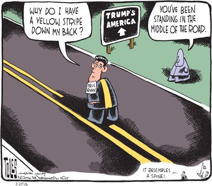Political Cartoon U.S. Paul Ryan