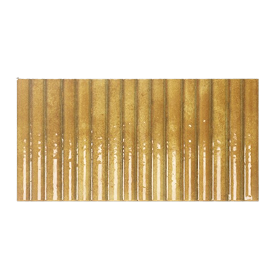 Victorian Plumbing, Stonehouse Studio Matteo Fluted Yellow Wall Tiles