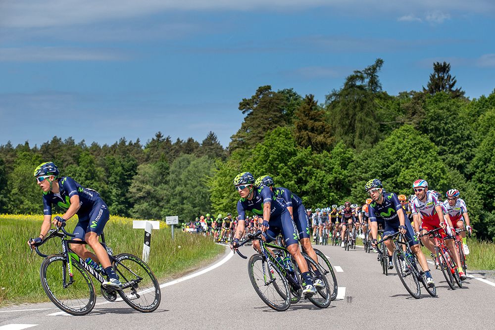 Movistar protected Alex Dowsett's overall lead today