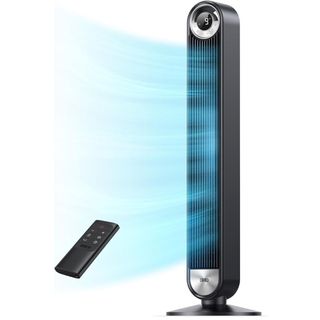 Dreo Tower Fan for Bedroom, Upgraded DC 9 Speeds Utral-Quiet Floor Fan