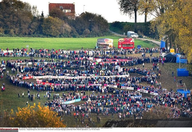 The large crowds at Koppenbergcross