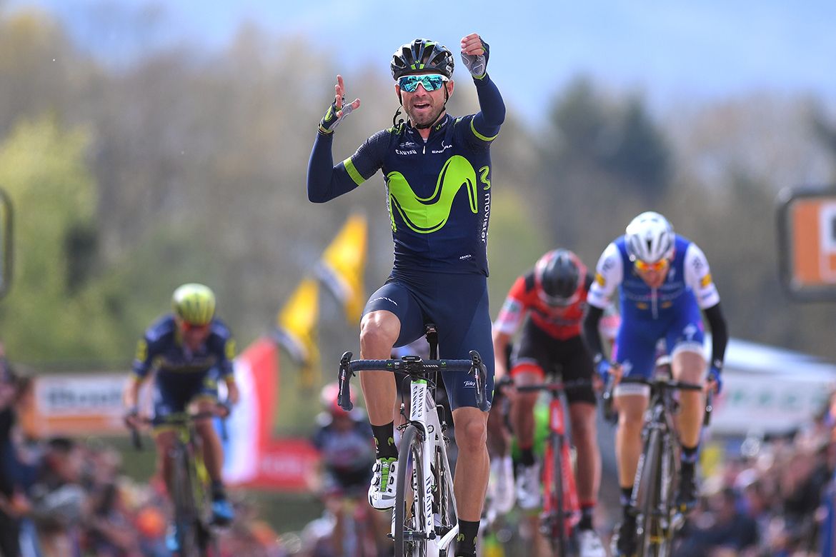 Alejandro Valverde (Movistar) wins Fl&egrave;che Wallonne for the fifth time