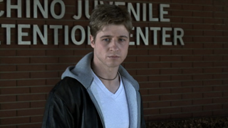 Ben McKenzie is Ryan Atwood after making bail in the pilot of The O.C.