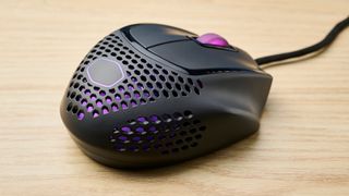 Photograph of the Cooler Master MM720 gaming mouse