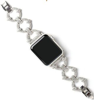 Goldenerre Crystal Pave Link Band For Apple Watch Render Cropped