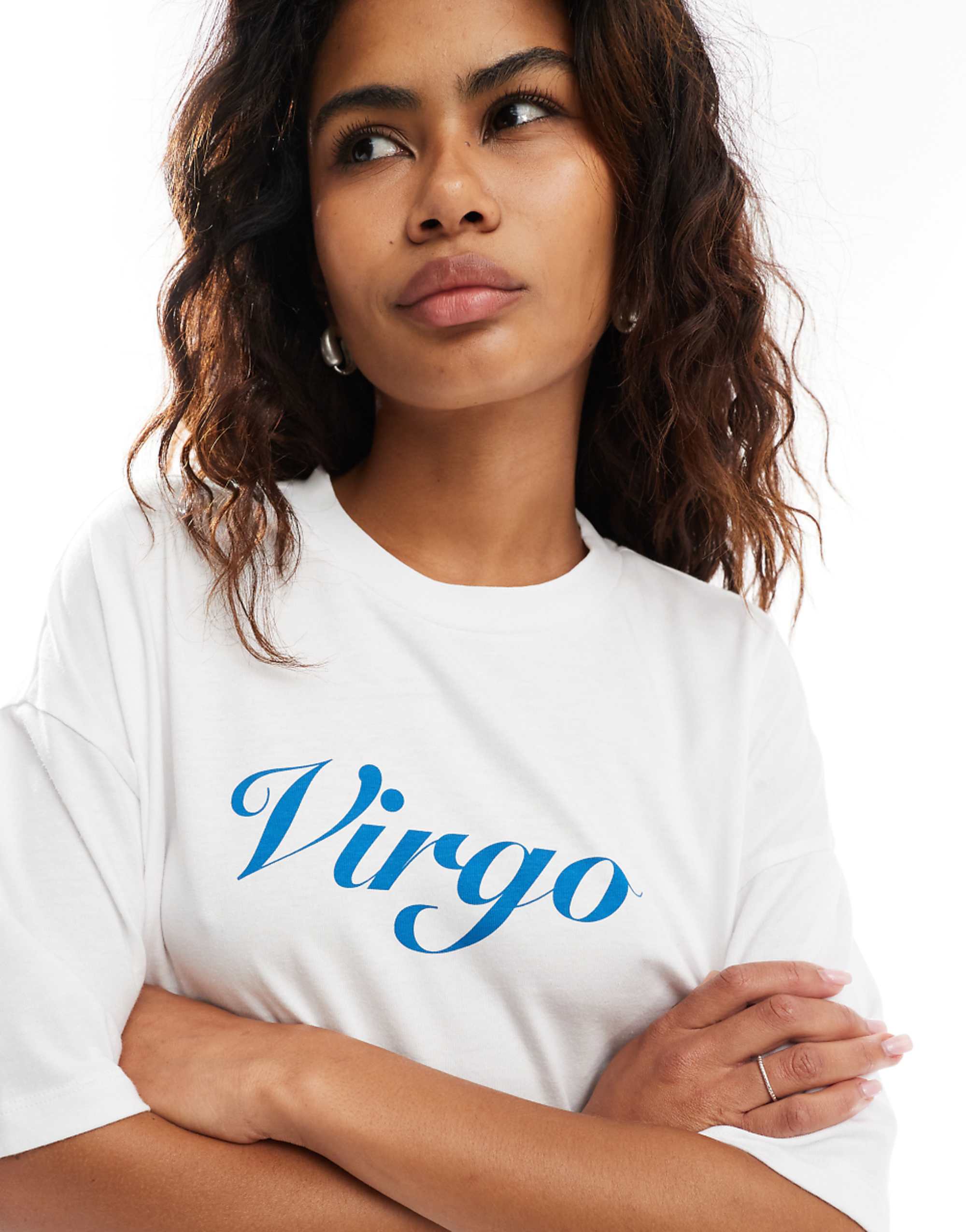 Collusion Oversized T-Shirt With Virgo Graphic