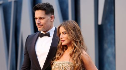 Joe Manganiello and Sofia Vergara attend the 2023 Vanity Fair Oscars Party