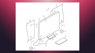 Apple iMac rear-projection patent