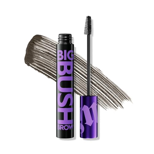 Urban Decay Big Bush Volumizing Tinted Eyebrow Gel (blackout - Black Brown), Waterproof, Smudge-Resistant, Flake-Resistant, Buildable Brow Gel Fibers, Up to 24 Hr Hold - 0.19 Fl Oz