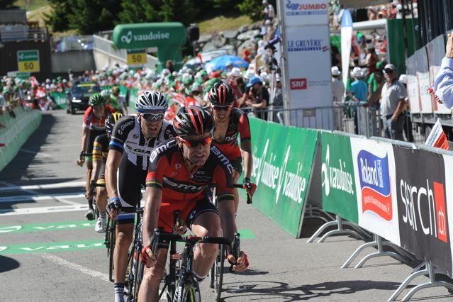 Cadel Evans (BMC) has been consistently strong