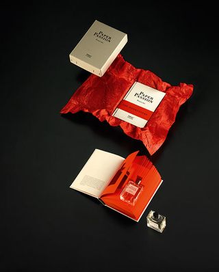 Perfume in book like box