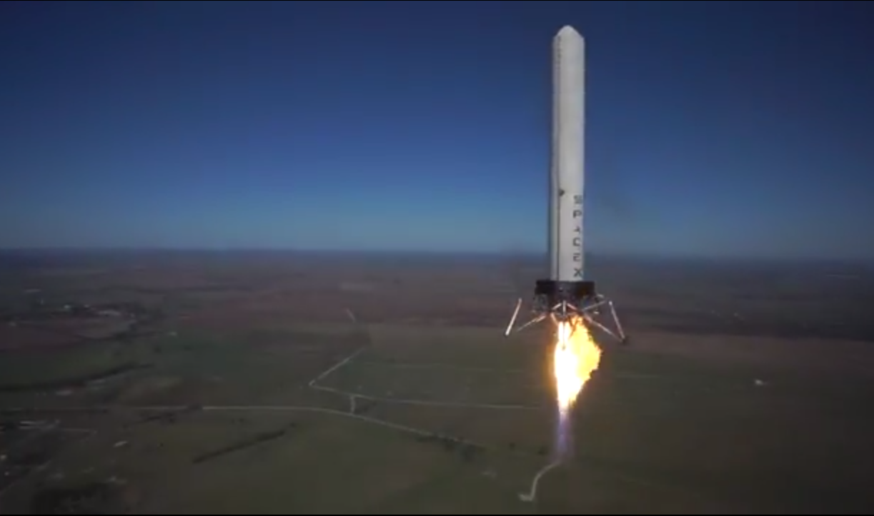 On Oct. 7, 2013, SpaceX&#039;s Grasshopper rocket climbed 2,441 feet (744 meters) into the air before safely landing back on its launch pad in McGregor, Texas.