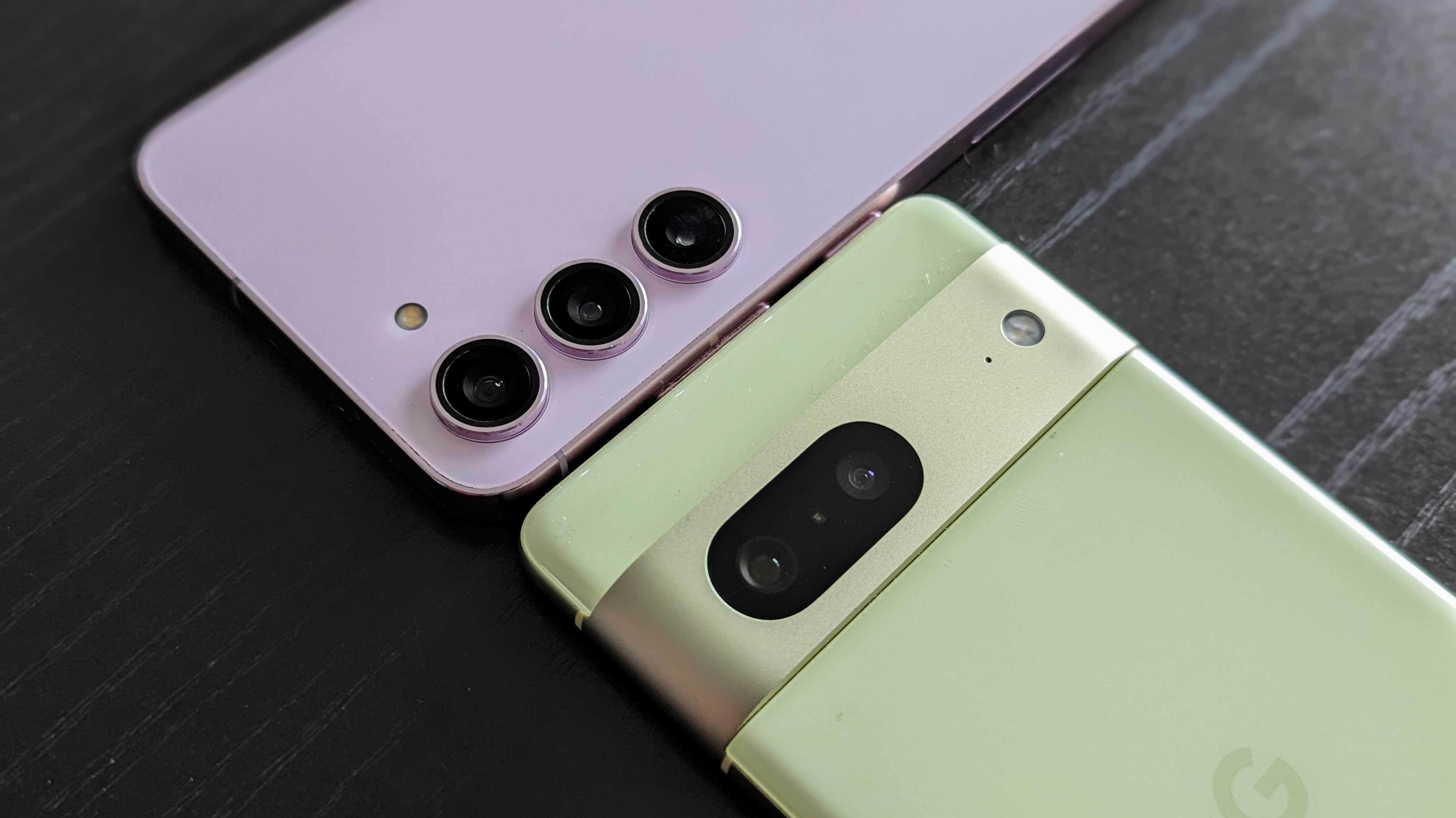 The Galaxy S23 and Pixel 7 cameras