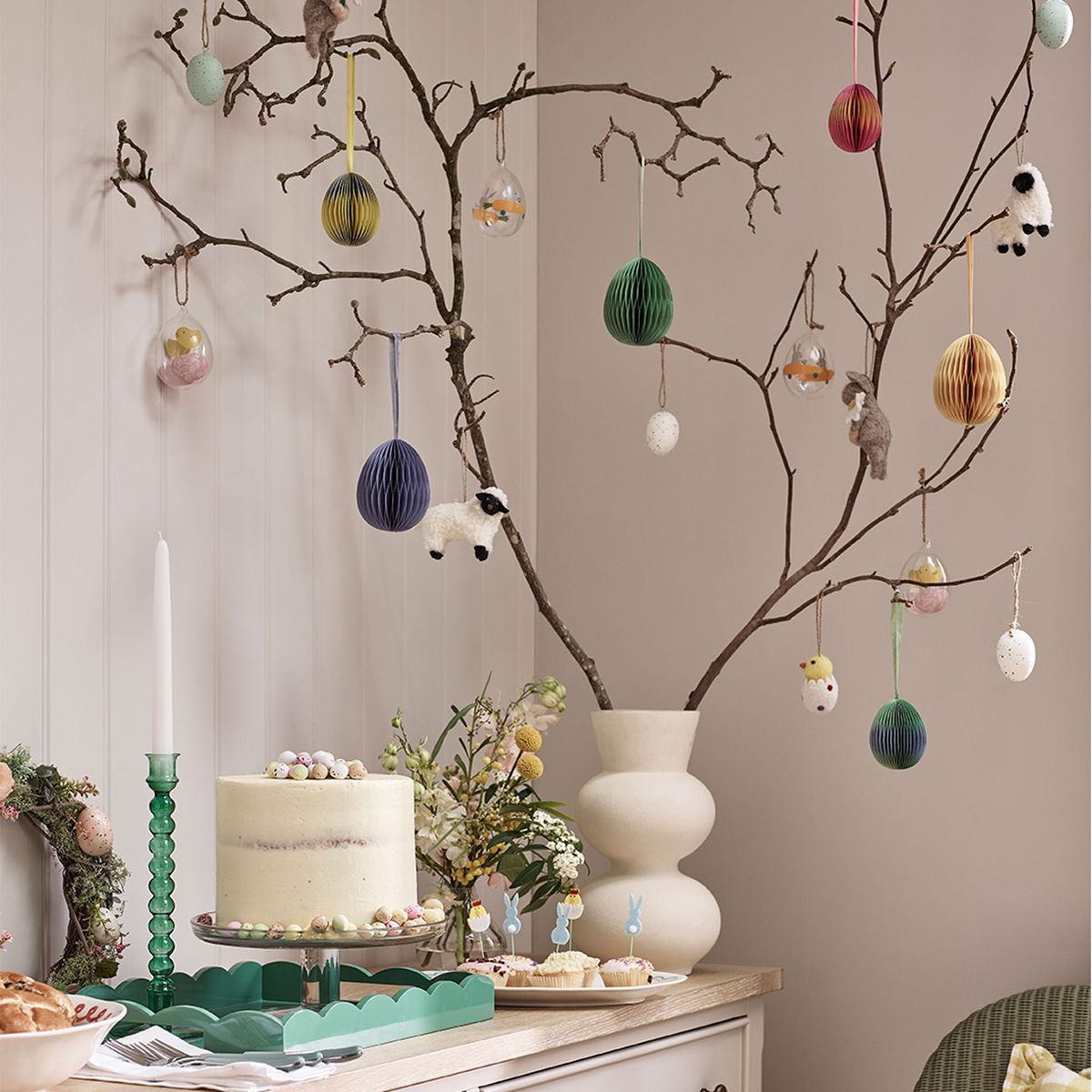 Spring Floral Picks: Felt Chick & Bunny Pattern for Easter Decor