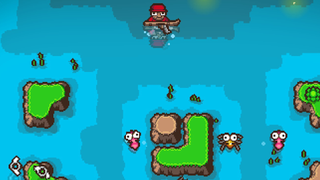 Lake of Creatures, a fishing roguelike by Antenna Games, sees a fisherman with a gun squaring off against lake bugs.