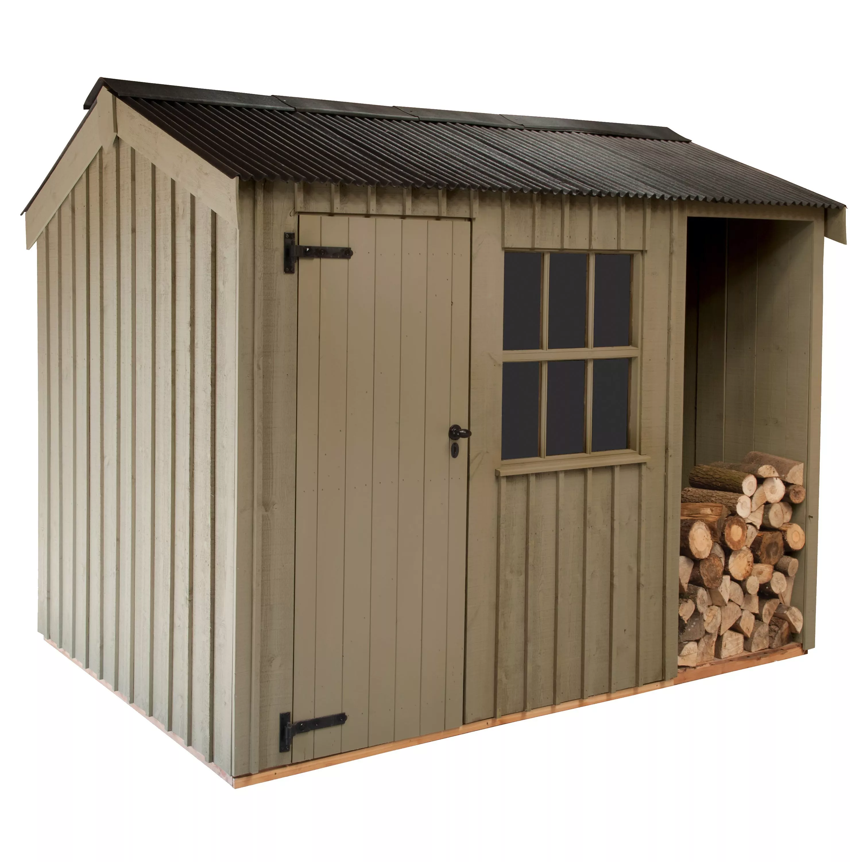 National Trust by Crane Garden Buildings Blickling Garden Shed, 1.8 X 3.6m, Fsc-Certified (scandinavian Redwood)