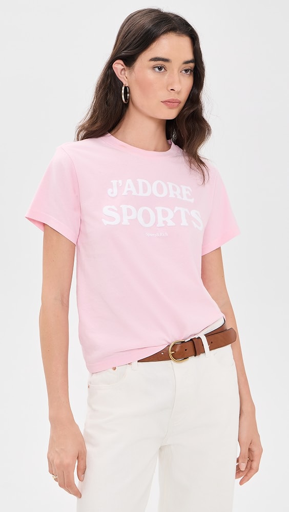 J'adore Baby Tee - Laffy White