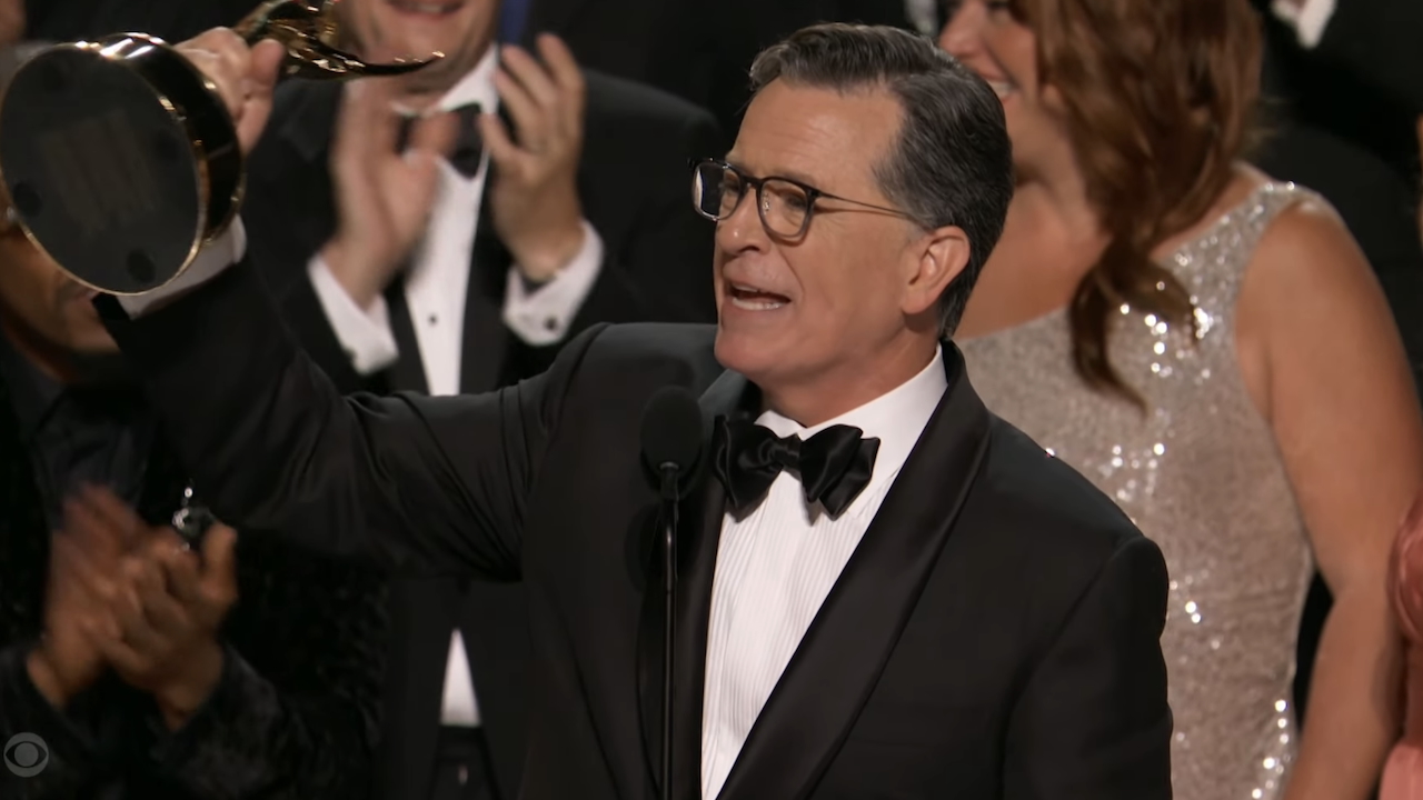Stephen colbert winning Emmy
