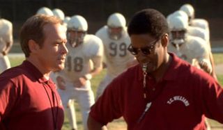 Denzel Washington as a football coach in Remember The Titans