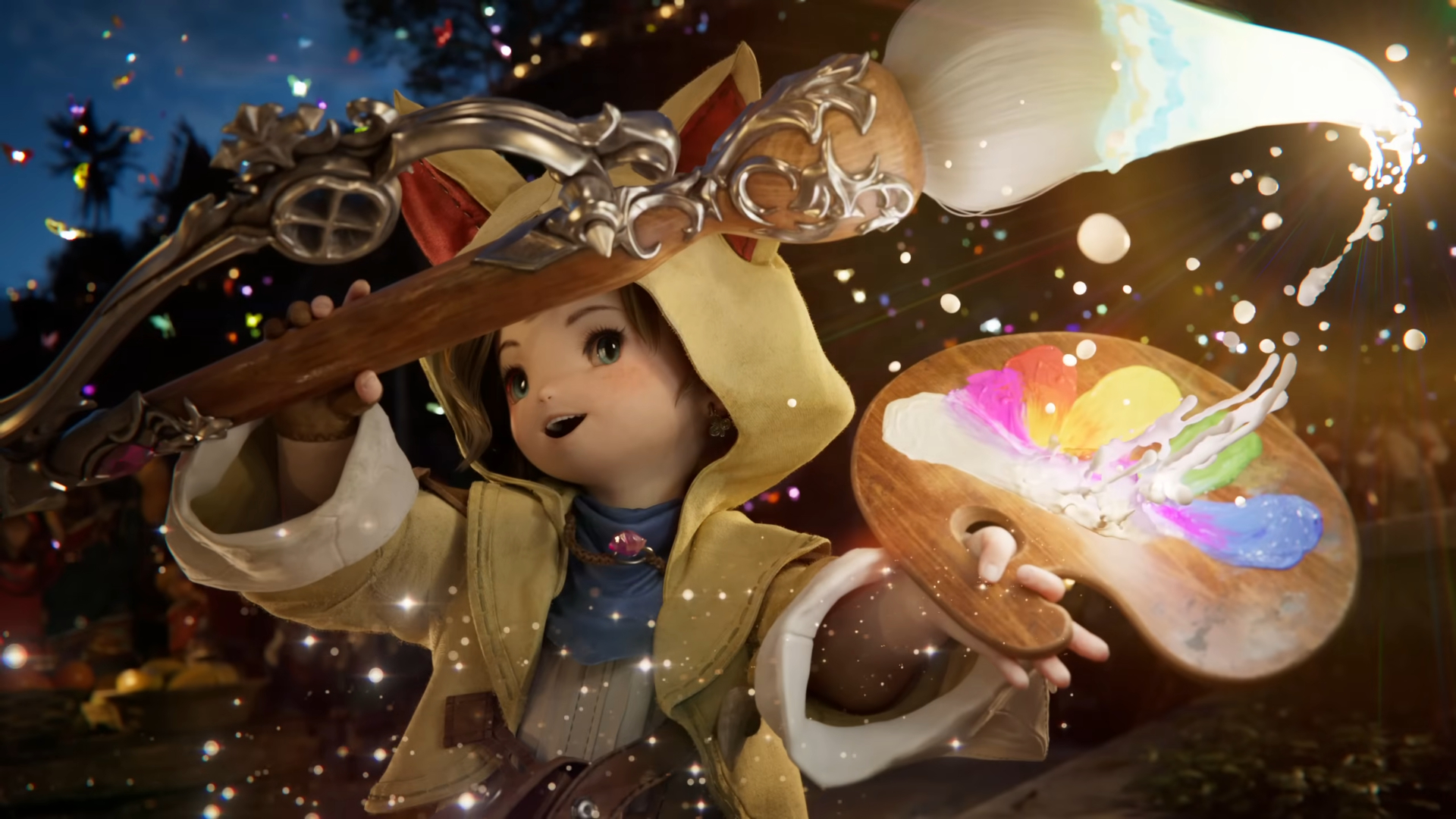 Final Fantasy 14 s Latest Class Fights With A Giant Paintbrush Yes 