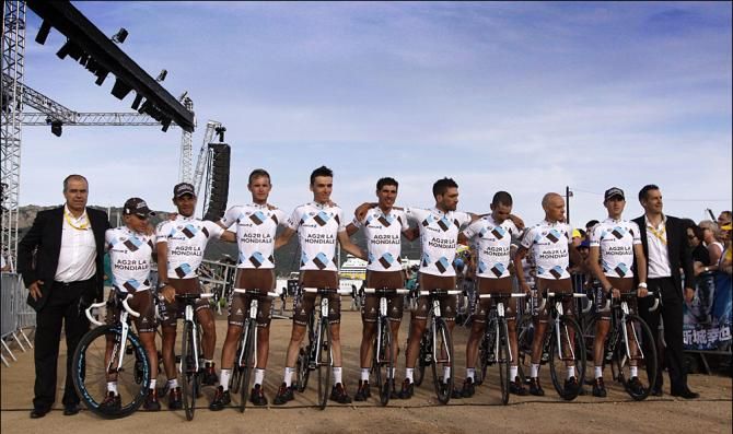 AG2R-La Mondiale presented in Corsica