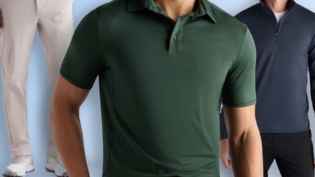 Quince clothing on a blue background