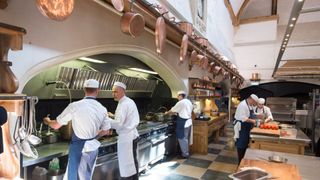 The kitchens at Windsor Castle