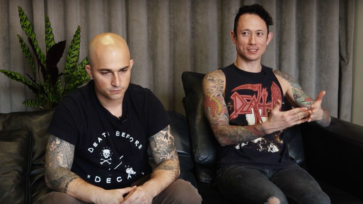 Matt and Paolo from Trivium