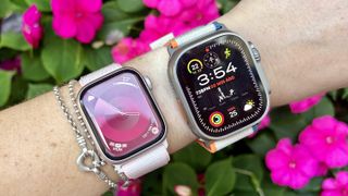 a photo of the Apple Watch 9 and the Apple Watch Ultra 2
