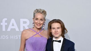 Sharon Stone and son