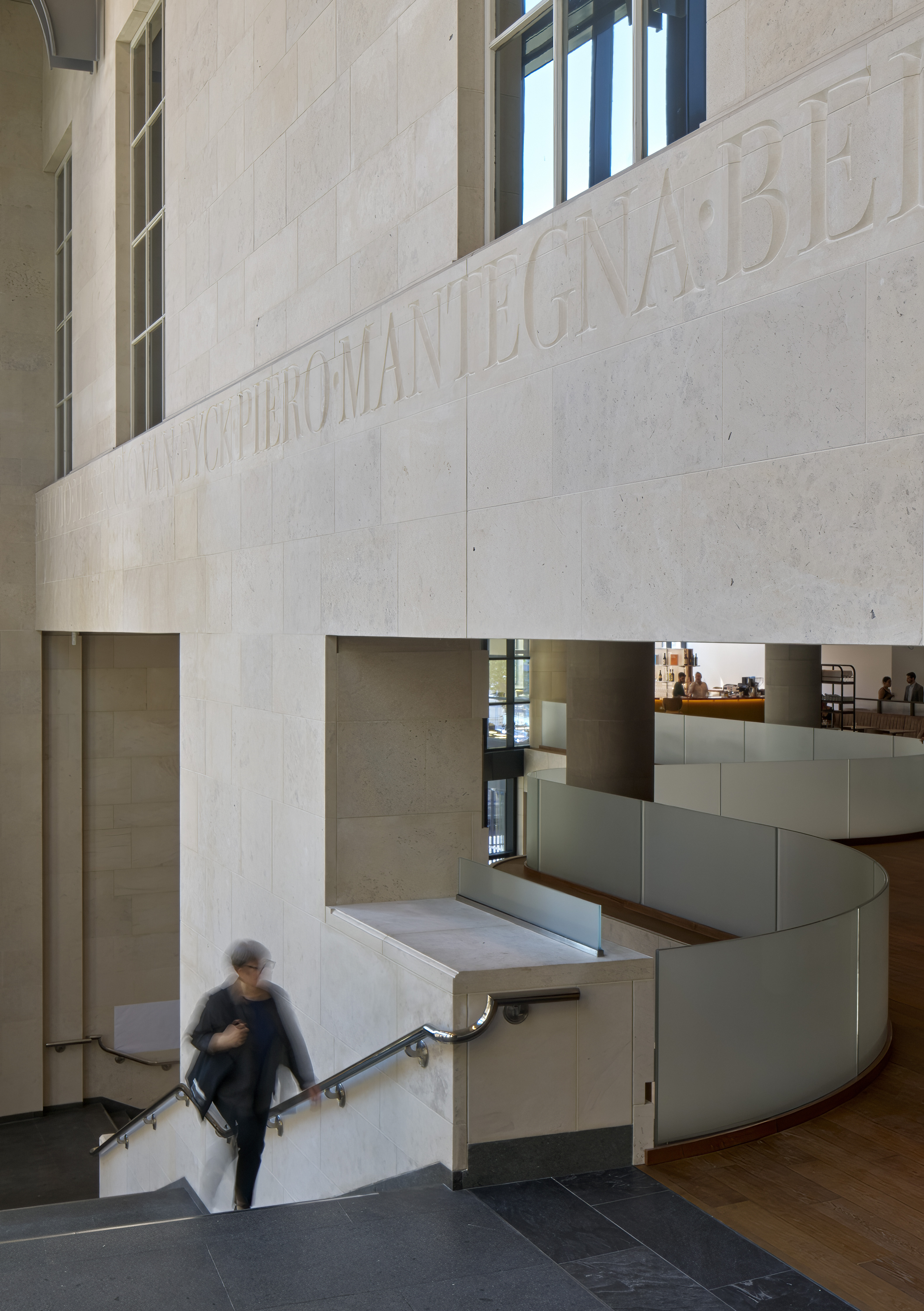 The National Gallery, London View from the Main Stair looking toward the mezzanine