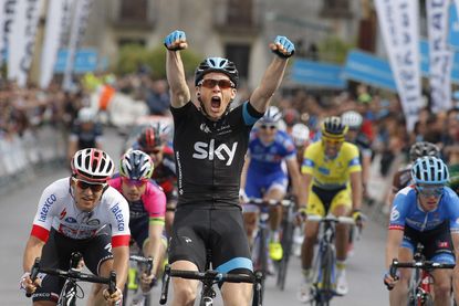 Ben Swift wins stage fiveof the 2014 Tour of the Basque Country