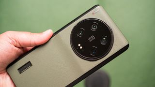 The Xiaomi 13 Ultra camera kit highlighting the camera island