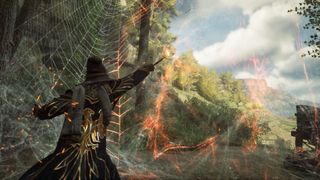 Hogwarts Legacy Phoenix Rising burn massive spiderweb