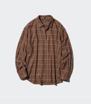 Image of brown checked shirt